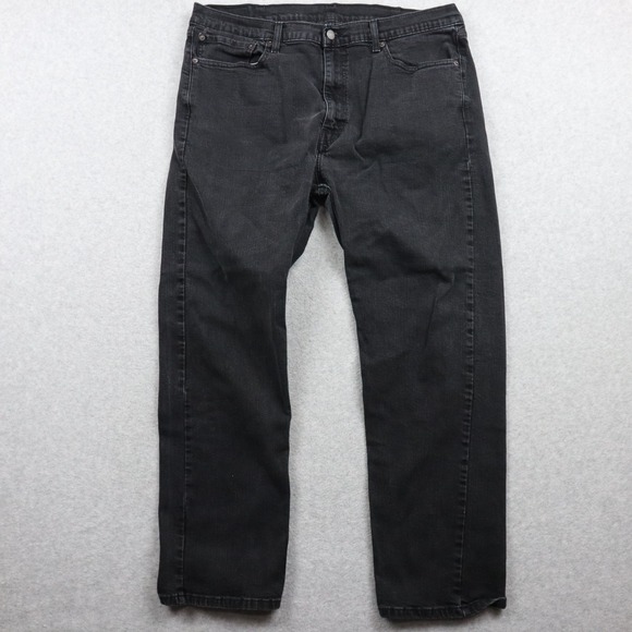 Levi's Other - Levi's 505‎ Jeans Mens 40x30 Regular Fit Stretch Flex 5-Pocket Denim Black